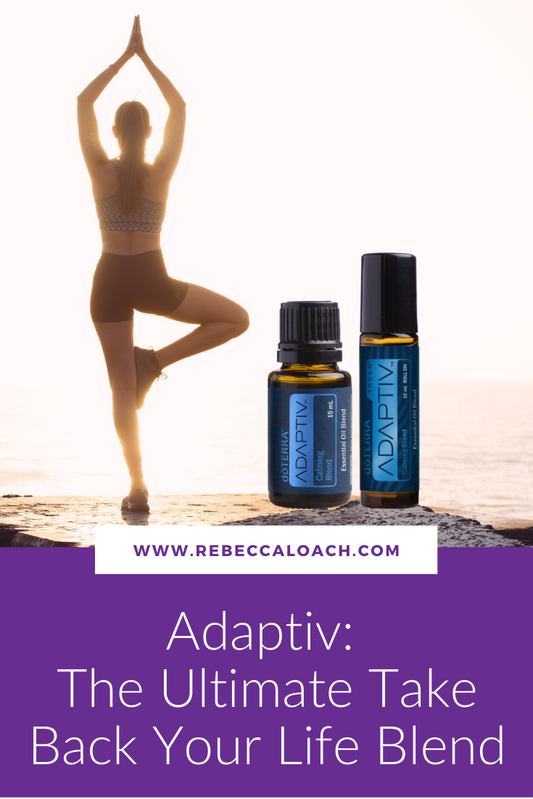 Struggling with feelings of stress, anxiousness, overwhelm, or sadness? Adaptiv Calming Blend is your best friend when it comes to supporting your body's response to stressful feelings. I like to call this it Adaptiv: The Ultimate Take Back Your Life Blen
