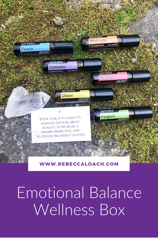The Essential Aromatics Touch Kit is a collection of six beautifully formulated essential oil blends that represent the common categories of emotional well-being. These proprietary blends provide support for the common negative emotions that we are faced 