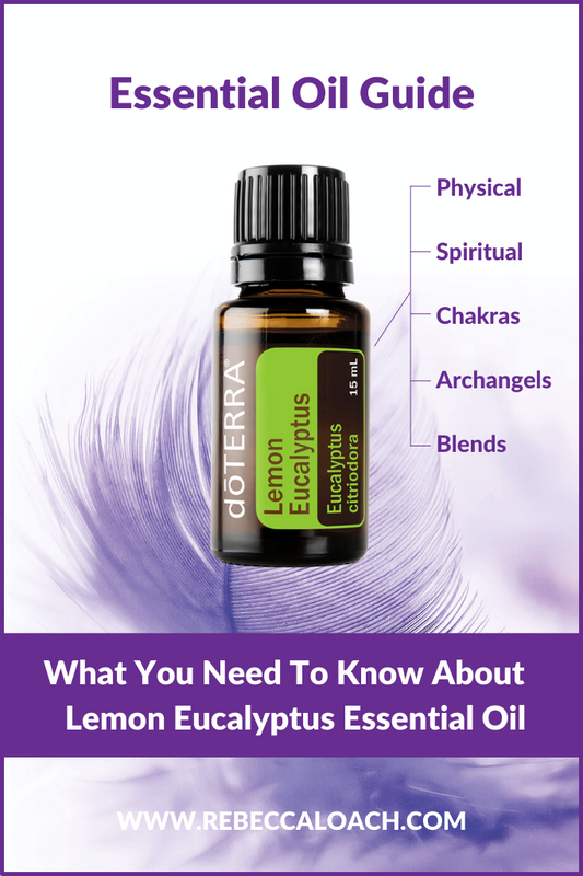 Find out everything you need to know about doTERRA Lemon Eucalyptus Essential Oil in this online Essential Oil Guide by Angelic Channel + Essential Oil Educator Rebecca Loach.