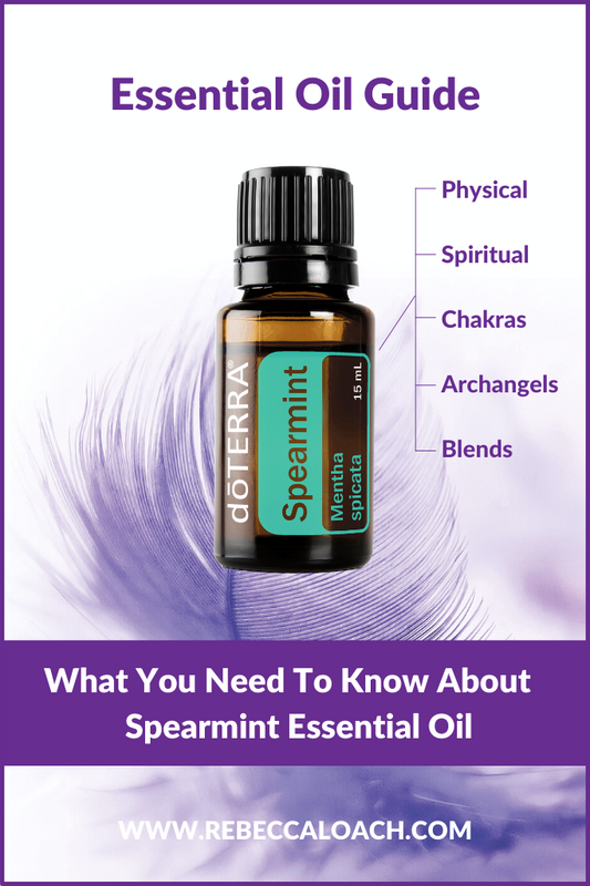 Find out everything you need to know about doTERRA Spearmint Essential Oil in this online Essential Oil Guide by Angelic Channel + Essential Oil Educator Rebecca Loach.