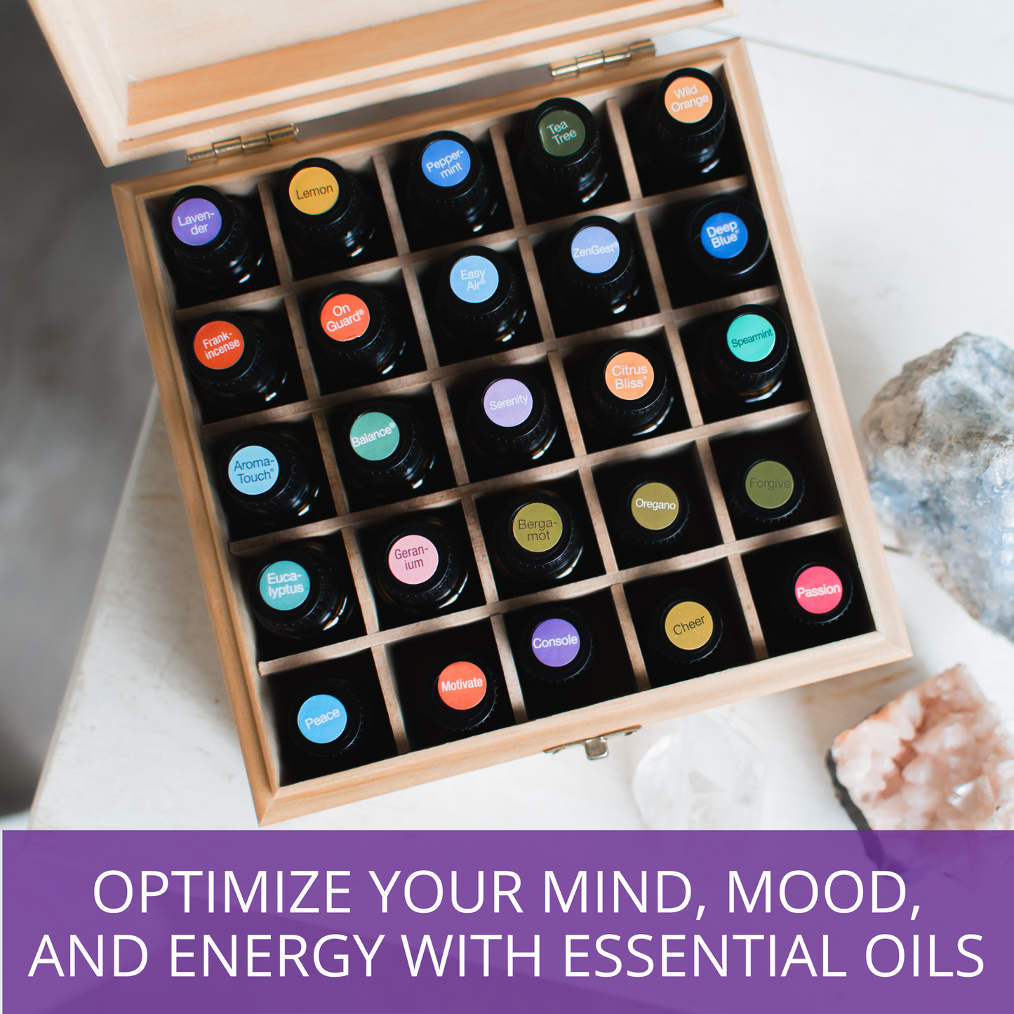 Optimize Your Mind, Mood, and Energy with Essential Oils - March 1